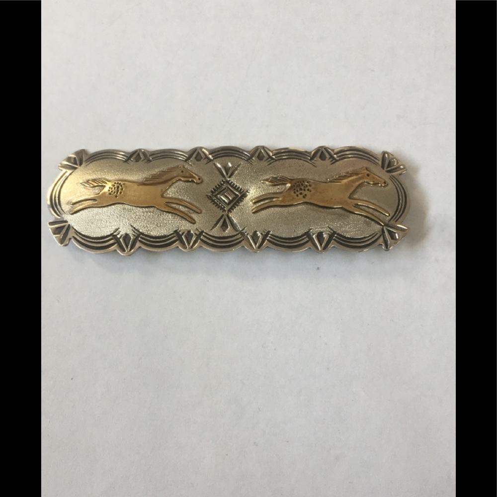 Sterling Silver & Gold Filled Pin by Virgil Reeder